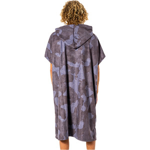 2021 Rip Curl Mix Up Print Changing Robe / Hooded Towel CTWBG9 - Slate Blue